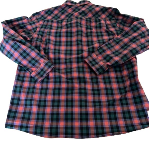 Duluth Men's XL Tall  Slim Fit Untucked Long Sleeve Button Down Plaid Shirt - Picture 6 of 7